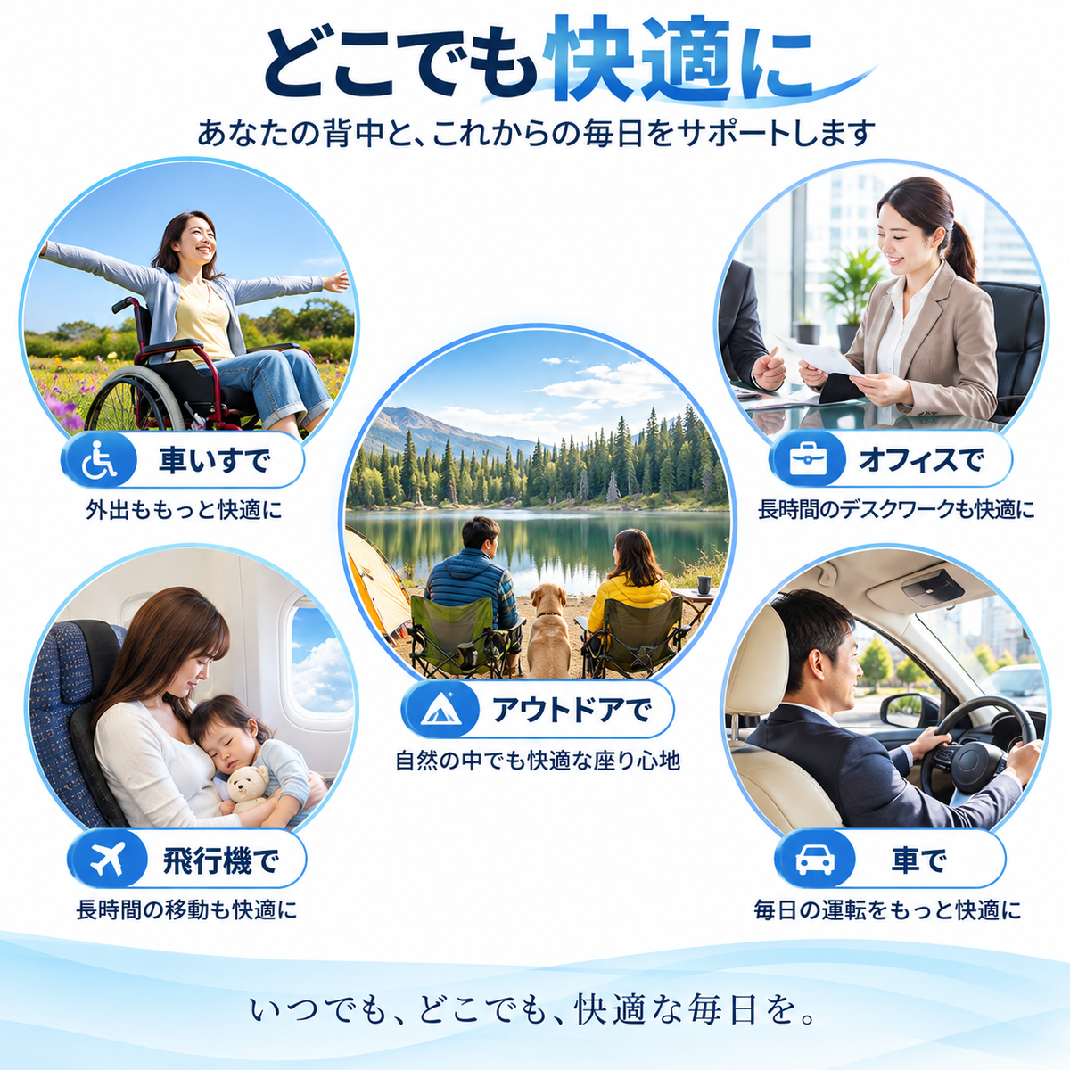 ComfortSeat™ 快適ジェルクッション